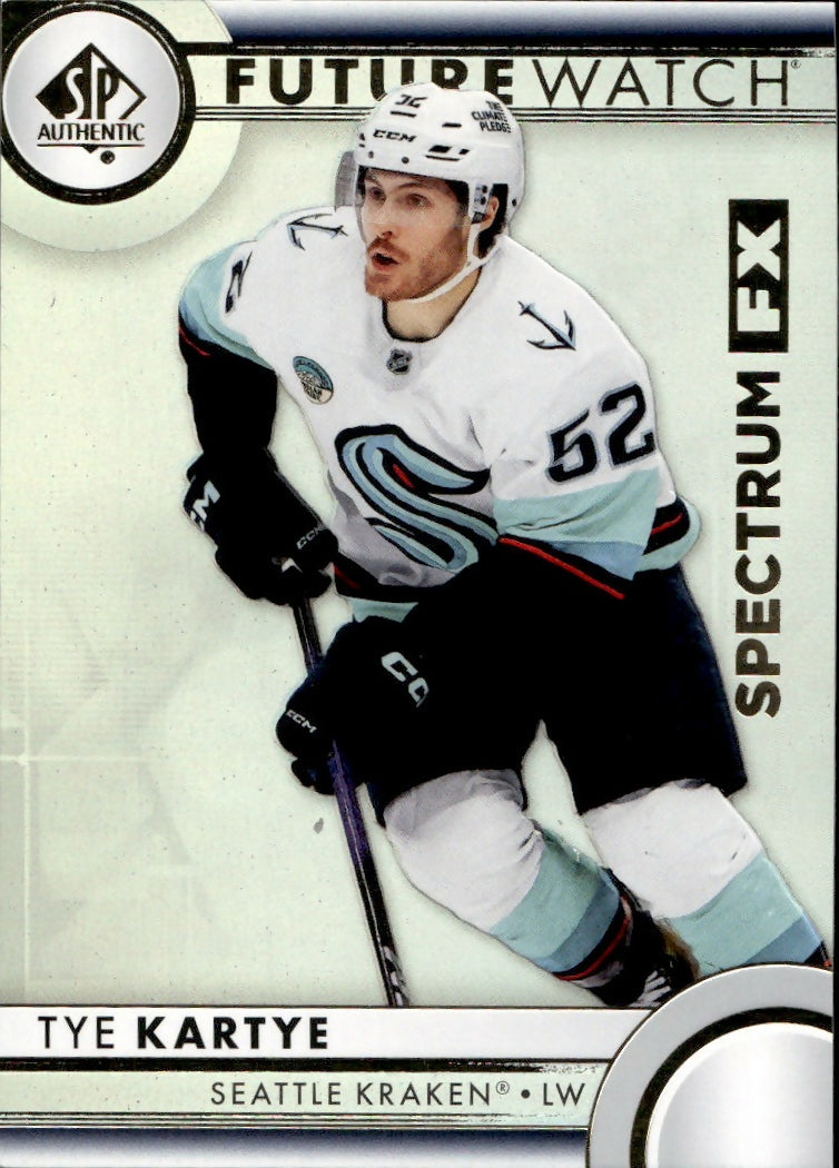 2023-24 Upper Deck SP Authentic Hockey - Future Watch - Spectrum FX #S-41 Tye Kartye - Seattle Kraken - A
