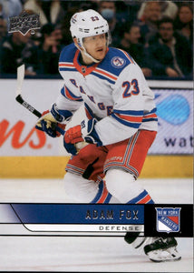 2021-22 Upper Deck Extended Series Hockey - 2006-07 Upper Deck Retro #T-46 Adam Fox - New York Rangers - A