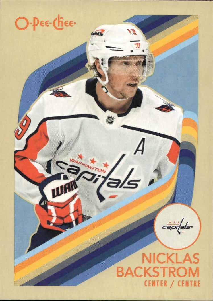 2023-24 Upper Deck O-Pee-Chee Hockey - Base - Retro #37 Nicklas Backstrom - Washington Capitals - A
