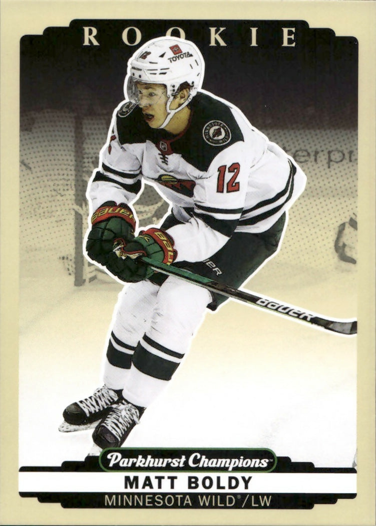 2022-23 Upper Deck Parkhurst Champions - Base #324 Matt Boldy - Minnesota Wild - A