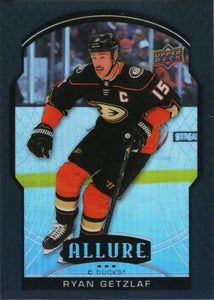 2020-21 Upper Deck Allure Hockey - Base - Black Rainbow #59 Ryan Getzlaf - Anaheim Ducks - A