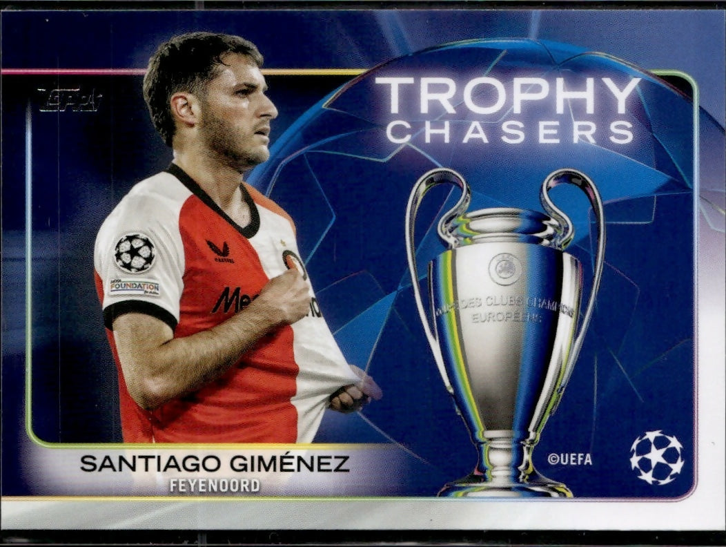 2024-25 Topps UEFA Club Competitions - Trophy Chasers #RF-10 Santiago Gimenez - Feyenoord - A