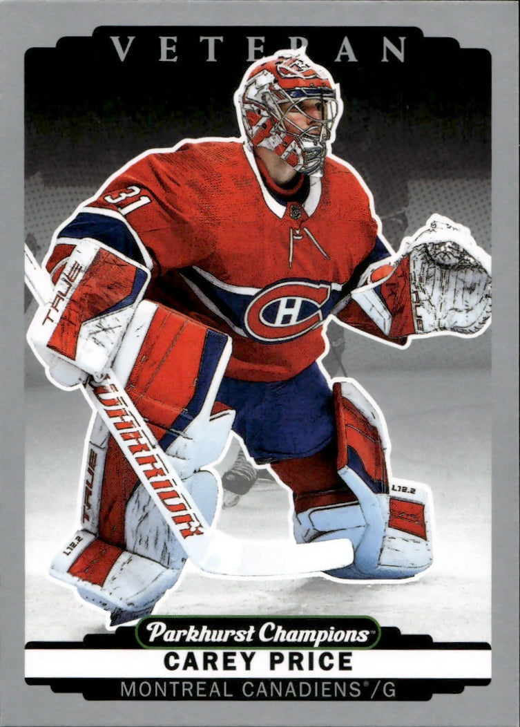 2022-23 Upper Deck Parkhurst Champions - Base - Silver #121 Carey Price - Montreal Canadiens - A