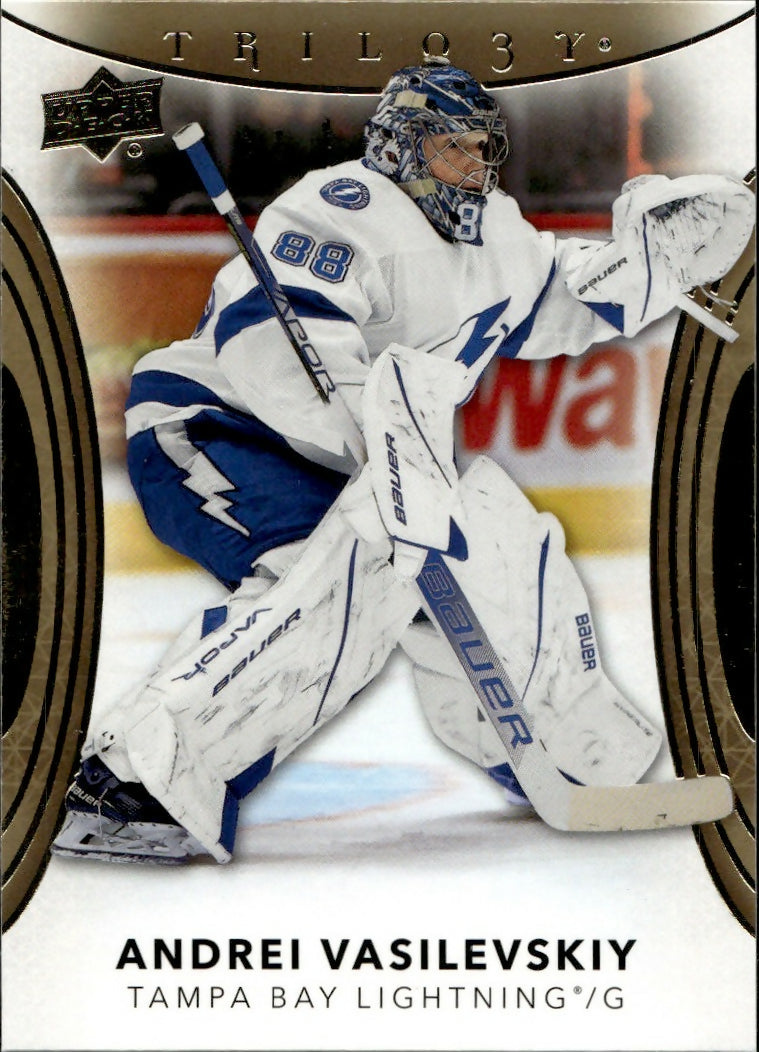 2022-23 Upper Deck Trilogy Hockey - Base #84 Andrei Vasilevskiy - Tampa Bay Lightning - A
