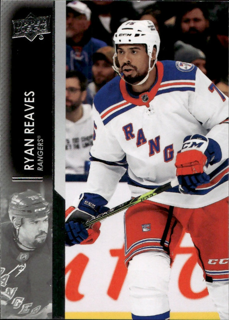 2021-22 Upper Deck Extended Series Hockey - Base #605 Ryan Reaves - New York Rangers - A