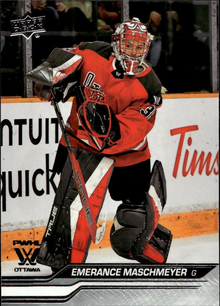 2024-25 Upper Deck PWHL Hockey - Base #19 Emerance Maschmeyer - Ottawa Charge - A