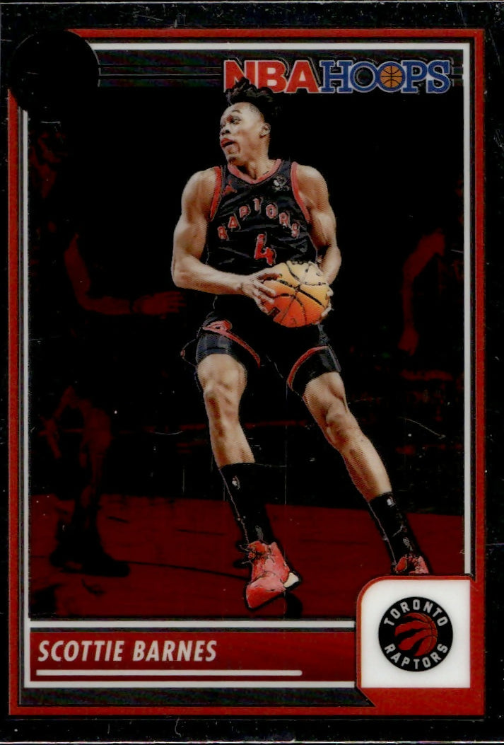 2023-24 Panini NBA Hoops Premium Stock - Base #257 Scottie Barnes - Toronto Raptors - A