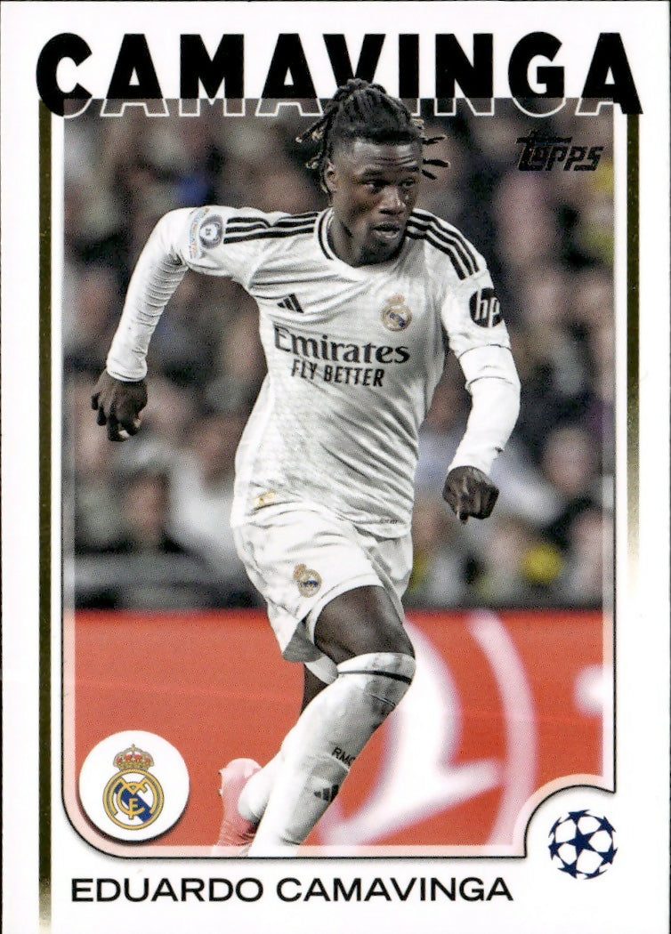 2024-25 Topps UEFA Club Competitions - Base #93 Eduardo Camavinga - Real Madrid C.F. - A