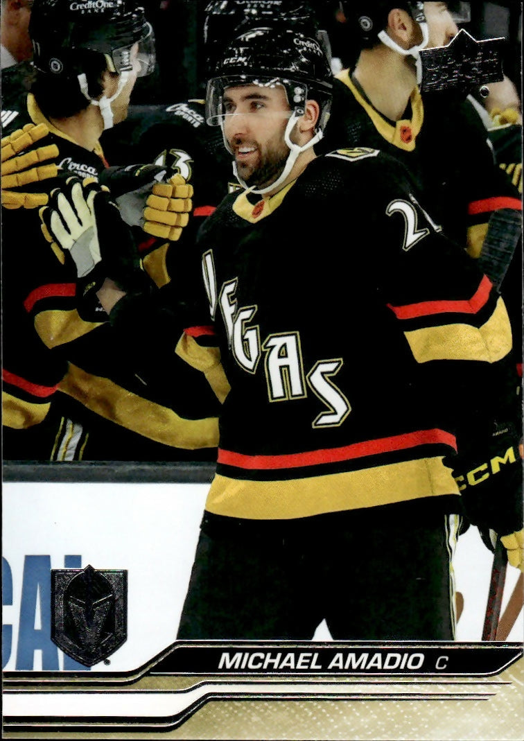 2023-24 Upper Deck Series 2 Hockey - Base #433 Michael Amadio - Vegas Golden Knights