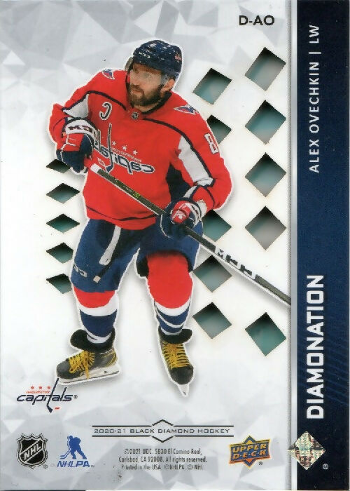 2020-21 Upper Deck Black Diamond - Diamonation :99 #D-AO Alexander Ovechkin - Washington Capitals - B