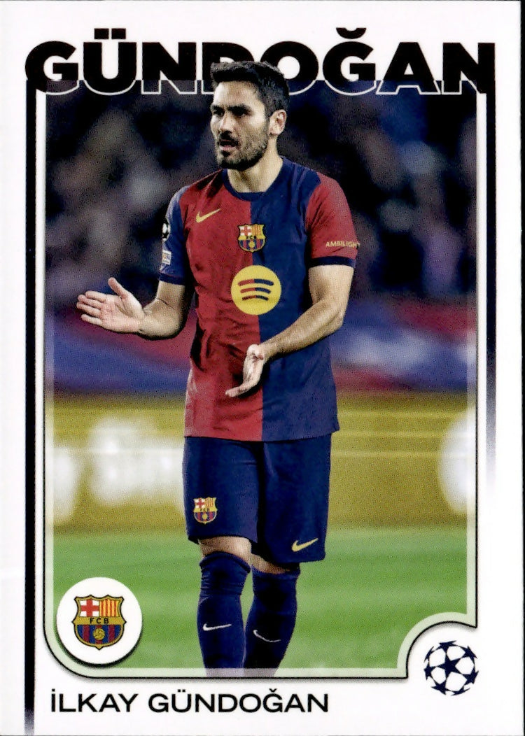 2024-25 Topps UEFA Club Competitions - Base #185 Ilkay Gundogan - FC Barcelona - A