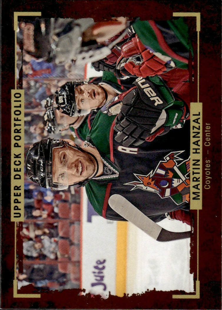 2015-16 Upper Deck Portfolio Hockey - Base #81 Martin Hanzal - Arizona Coyotes