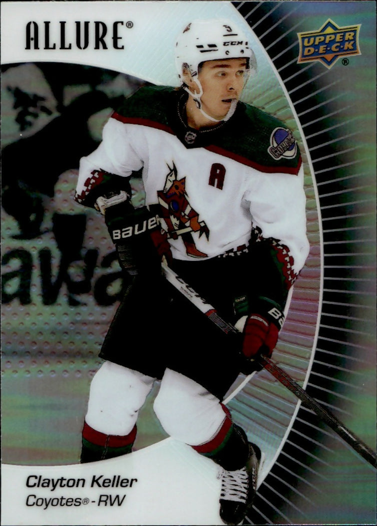 2023-24 Upper Deck Allure Hockey - Base - Black Rainbow #80 Clayton Keller - Arizona Coyotes - A
