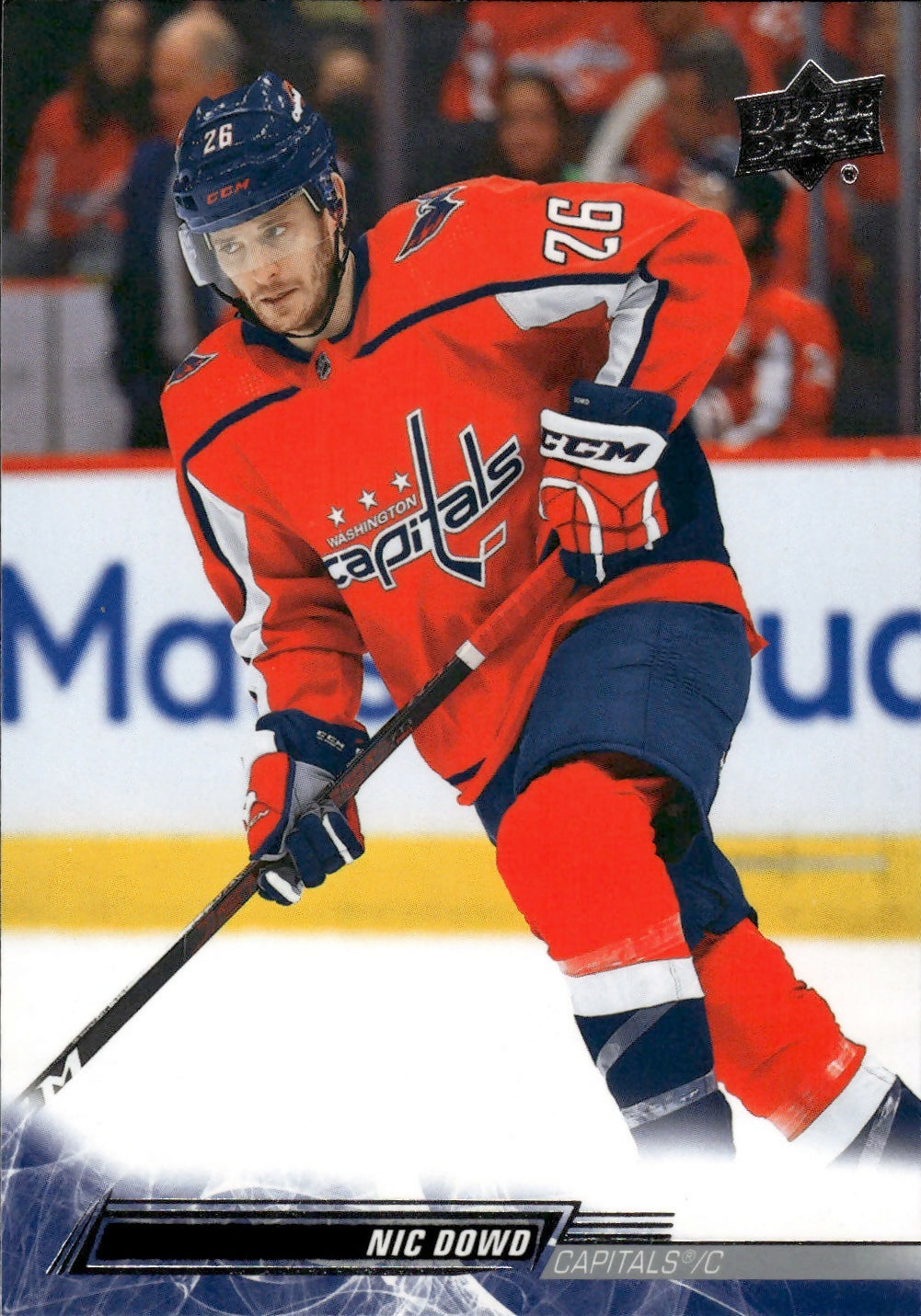 2022-23 Upper Deck Series 2 Hockey - Base #440 Nic Dowd - Washington Capitals