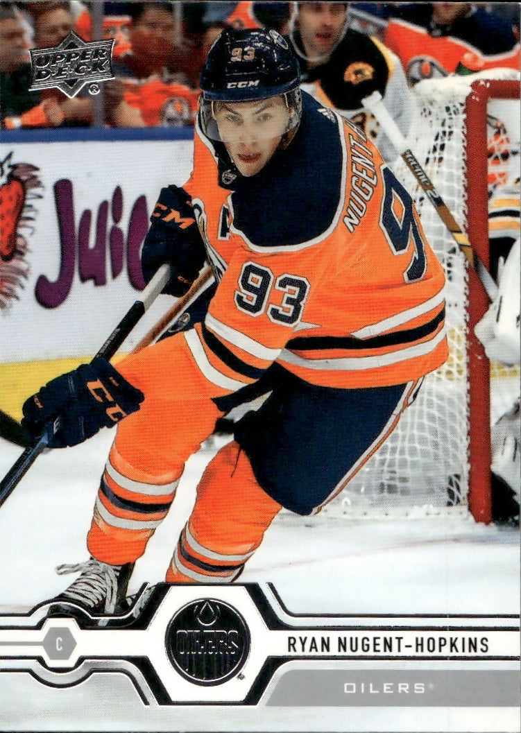 2019-20 Upper Deck Series 1 Hockey - Base #188 Ryan Nugent-Hopkins - Edmonton Oilers