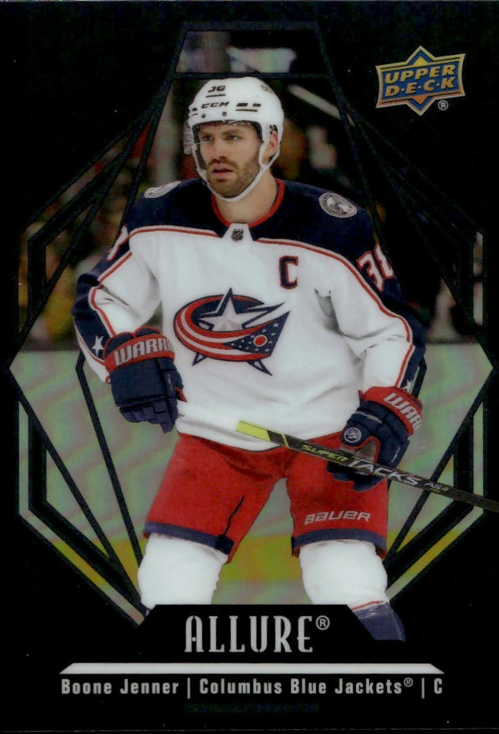 2022-23 Upper Deck Allure Hockey - Base - Black Rainbow #34 Boone Jenner - Columbus Blue Jackets - A