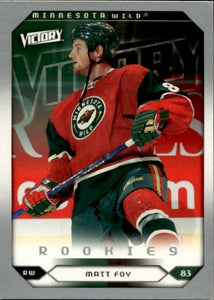 2005-06 Upper Deck Victory Hockey - Base #299 Matt Foy - Minnesota Wild - A