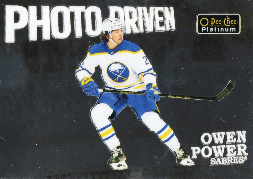 2022-23 Upper Deck O-Pee-Chee Platinum Hockey - Photo Driven #PD-15 Owen Power - Buffalo Sabres - A