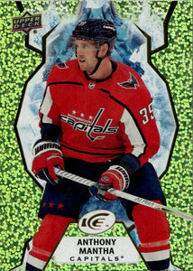 2021-22 Upper Deck Ice Hockey - Base - Green #60 Anthony Mantha - Washington Capitals - A