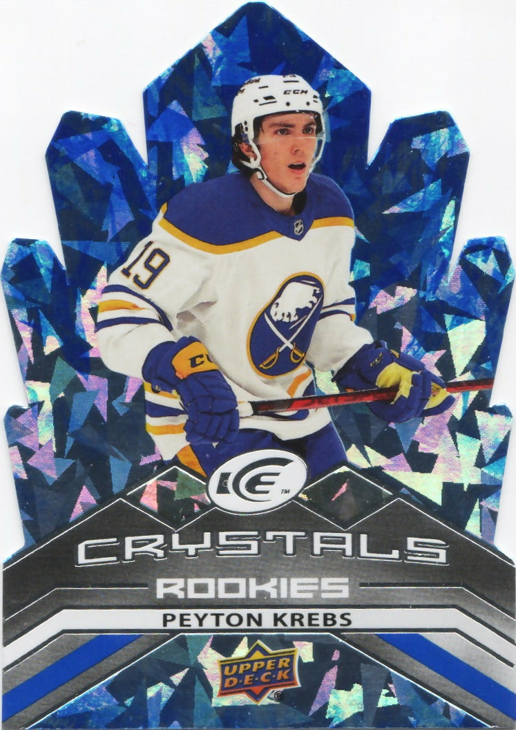 2021-22 Upper Deck Ice Hockey - Ice Crystals #IC-38 Peyton Krebs - Buffalo Sabres - A