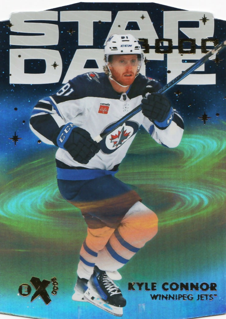 2023-24 Upper Deck SkyBox E-X 2000 - Star Date #SD-24 Kyle Connor - Winnipeg Jets - A