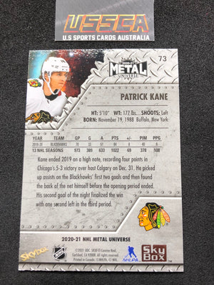 2020-21 Upper Deck Skybox Metal Universe - [Base] #73 - Patrick Kane - Chicago Blackhawks