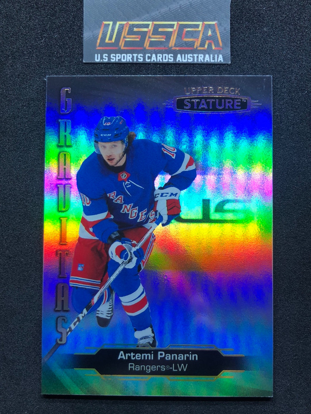 2020-21 Upper Deck Stature Hockey - Gravitas #G-18 - Artemi Panarin - New York Rangers