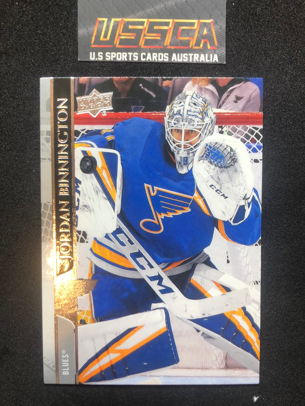 2020-21 Upper Deck Series 1 - Base #152 - Jordan Binnington - St. Louis Blues