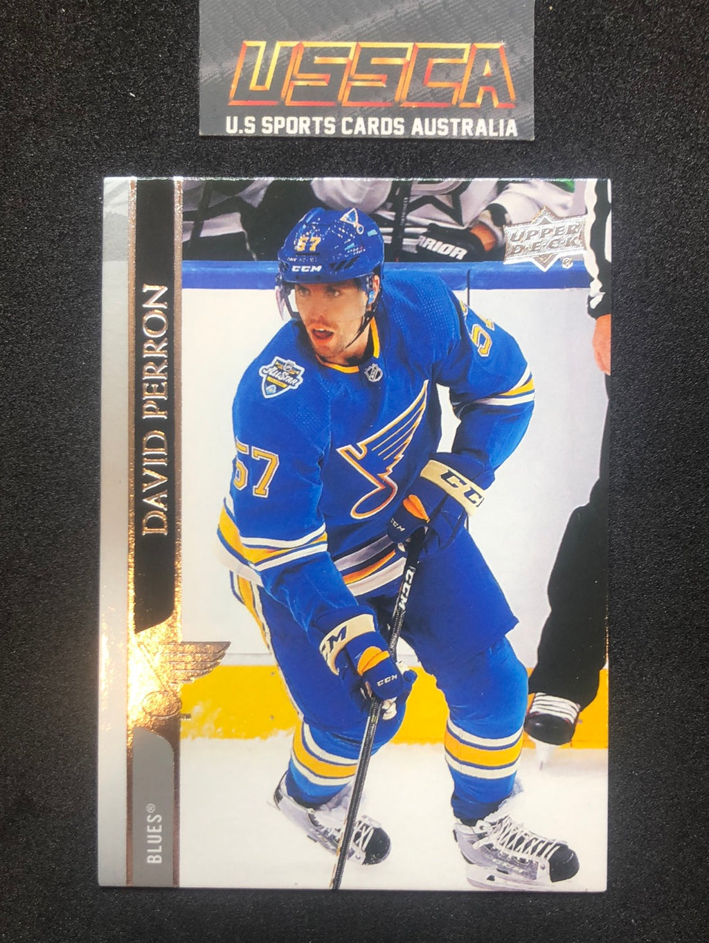 2020-21 Upper Deck Series 1 - Base #155 - David Perron - St. Louis Blues