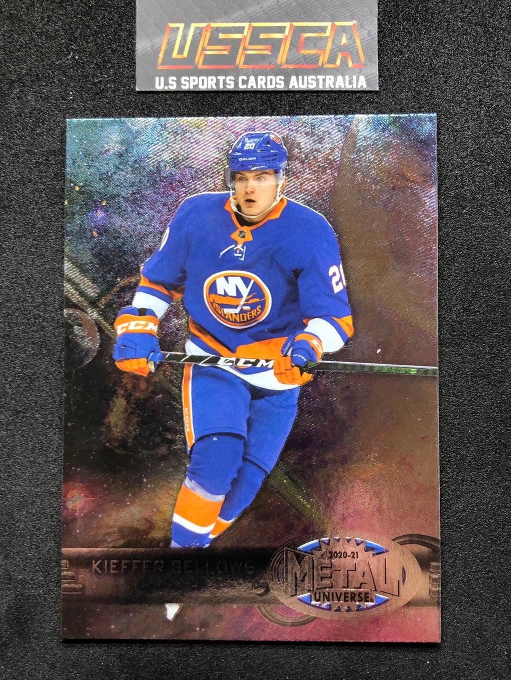 2020-21 Upper Deck Skybox Metal Universe - [1997-98 Retro] #R-34 Kieffer Bellows - New York Islanders