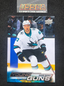 2022-23 Upper Deck Series One #232 - Young Guns - Adam Raska - San Jose Sharks