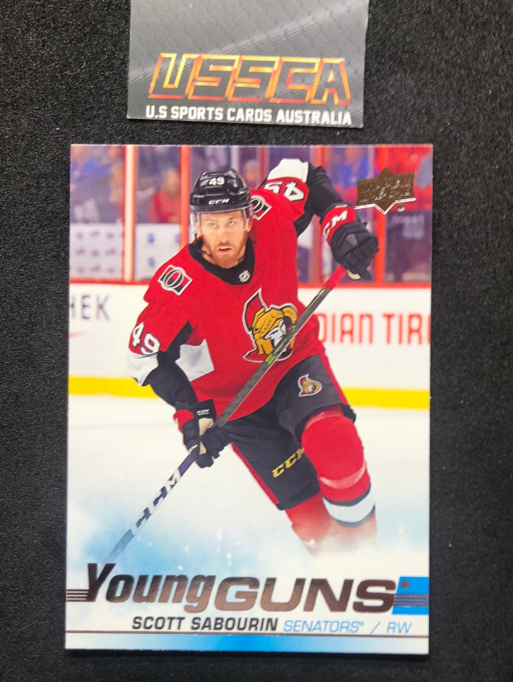 2019-20 Upper Deck Series 1 - Young Guns #220 Scott Sabourin - Ottawa Senators