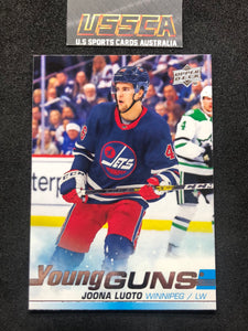 2019-20 Upper Deck Series Two #487 - Young Guns - Joona Louto - Winnipeg Jets