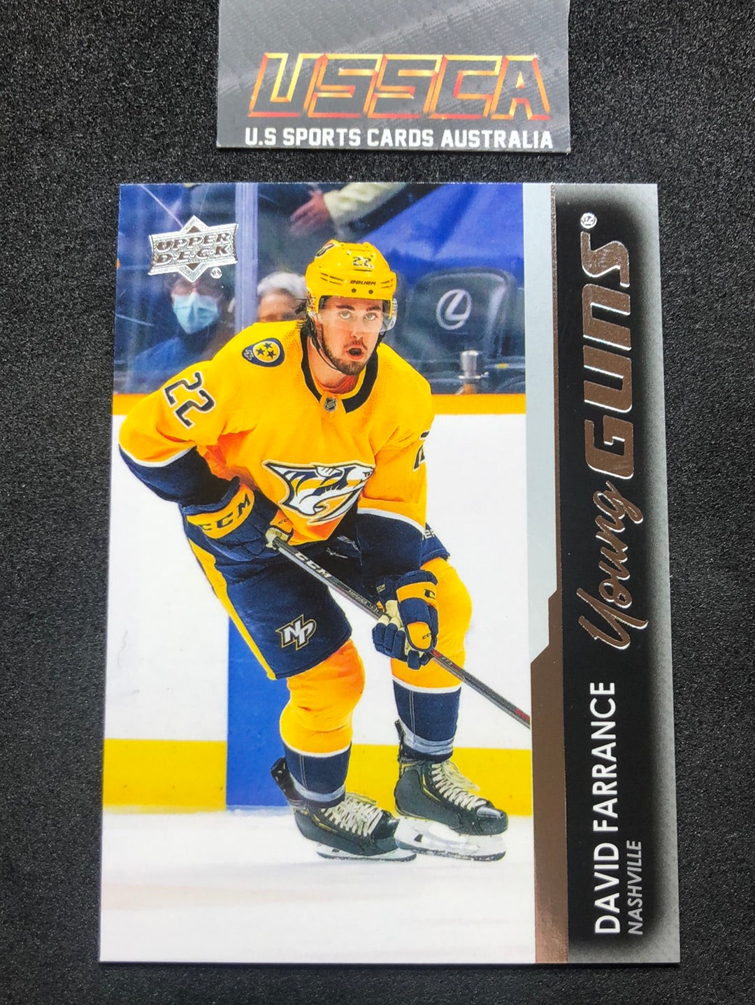 2021-22 Upper Deck Series Two #468 - Young Guns - David Farrance - Nashville Predators