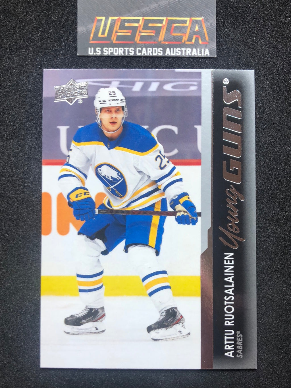 2021-22 Upper Deck Series One #221 - Young Guns - Arttu Ruotsalainen - Buffalo Sabres