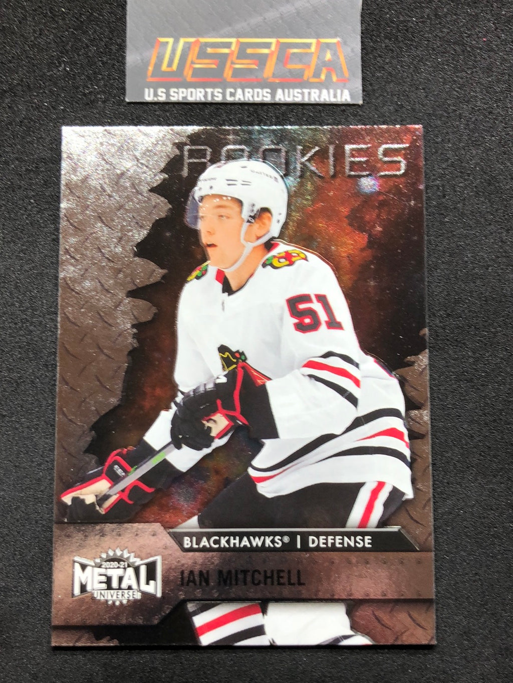 2020-21 Upper Deck Skybox Metal Universe - [Base] #139 - Ian Mitchell - Chicago Blackhawks