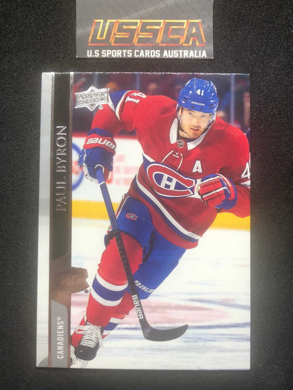 2020-21 Upper Deck Series Two #348 Paul Byron - Montreal Canadiens