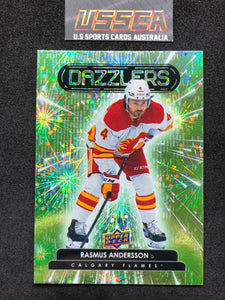 2022-23 Upper Deck Series One - Dazzlers Green DZ-10 - Rasmus Andersson