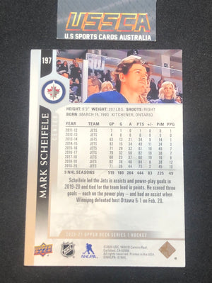 2020-21 Upper Deck Series 1 - Base #197 - Mark Scheifele - Winnipeg Jets