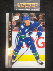 2020-21 Upper Deck Series 1 - Base #173 - Brock Boeser - Vancouver Canucks