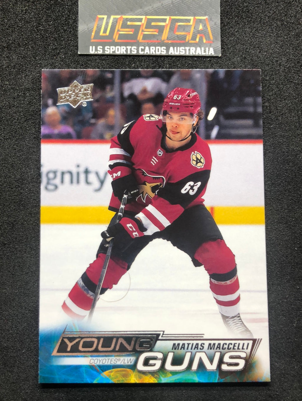 2022-23 Upper Deck Series One #216 - Young Guns - Matias Maccelli - Arizona Coyotes