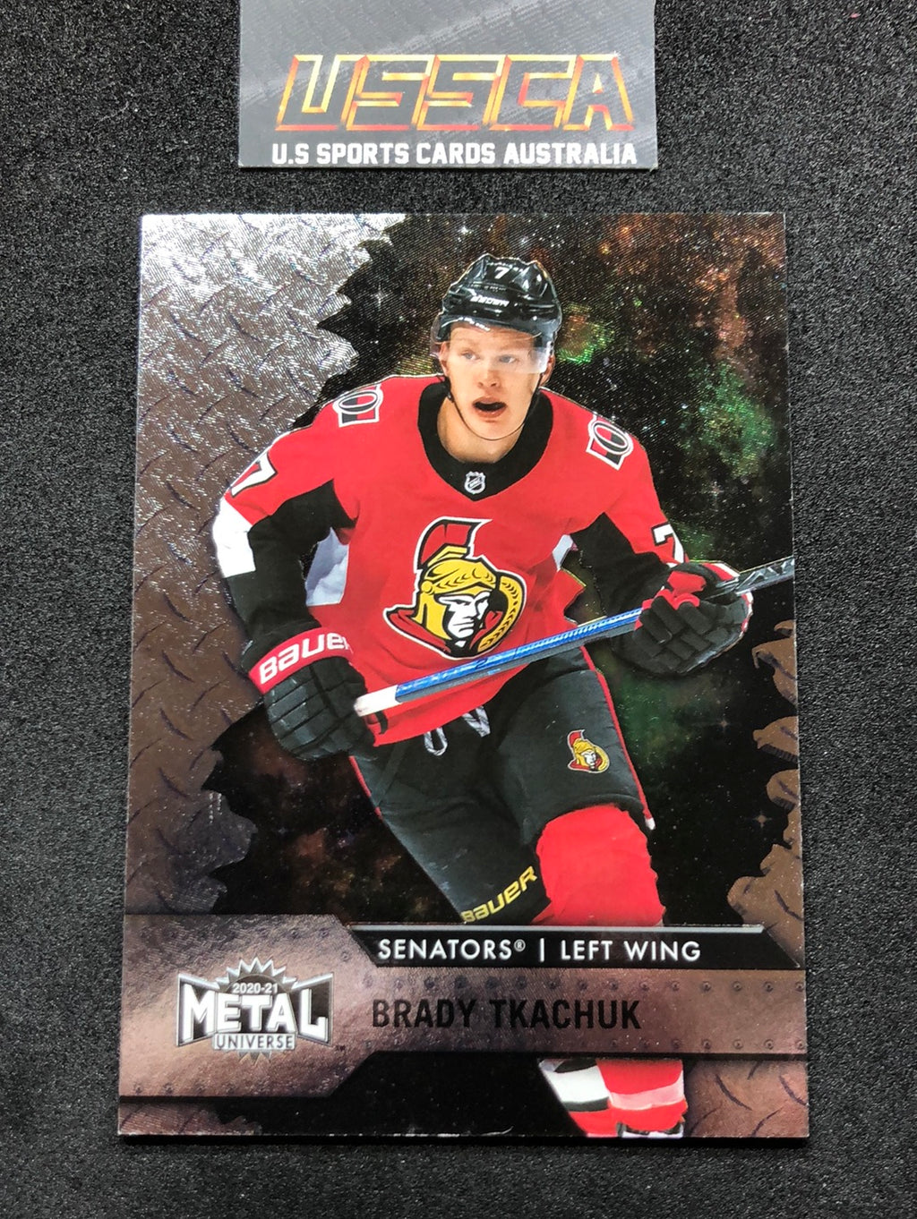 2020-21 Upper Deck Skybox Metal Universe - [Base] #7 - Brady Tkachuk - Ottawa Senators