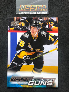 2022-23 Upper Deck Series One #237 - Young Guns - Valtteri Puustinen - Pittsburgh Penguins