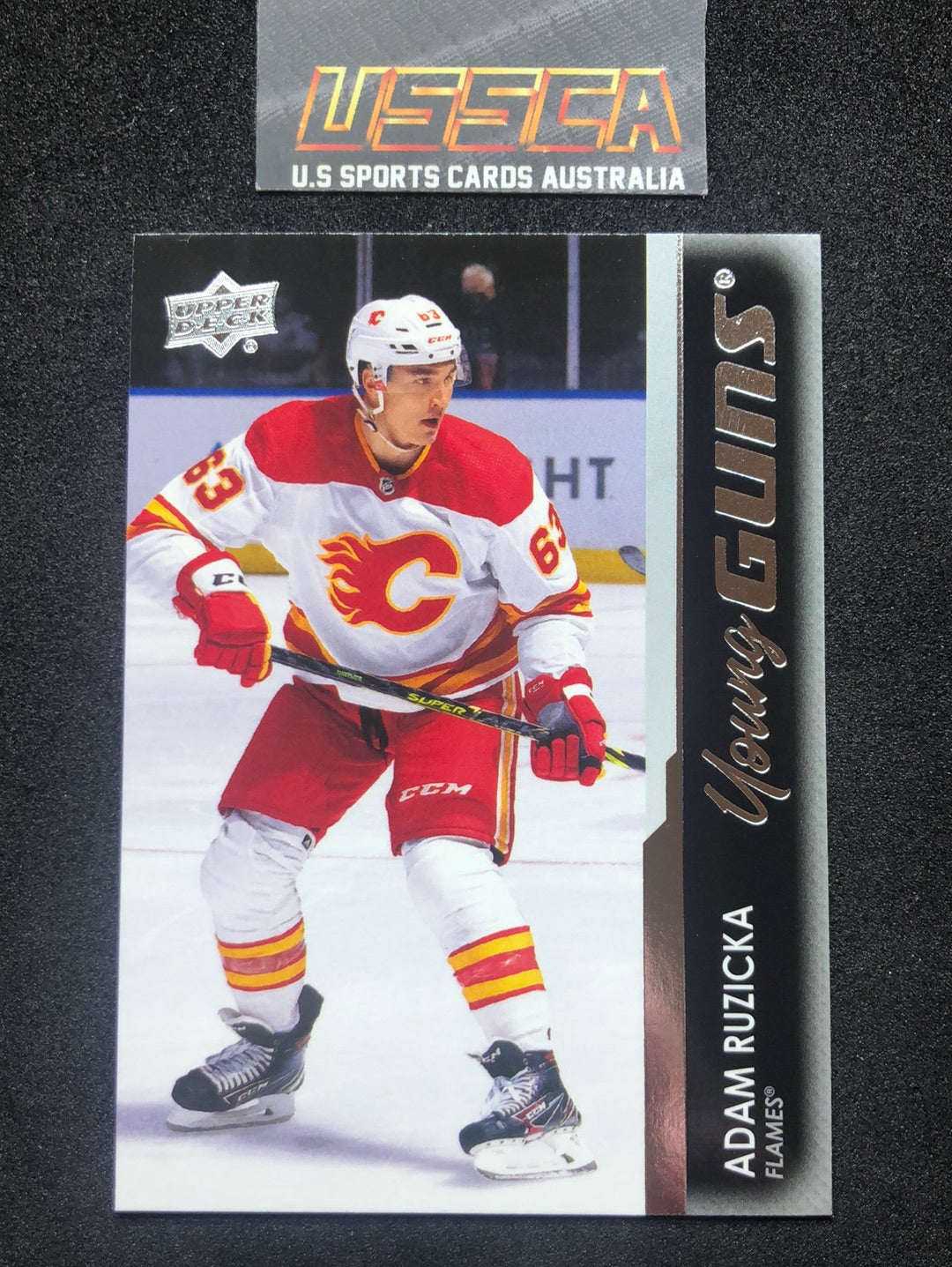 2021-22 Upper Deck Series Two #465 - Young Guns - Adam Ruzicka - Calgary Flames