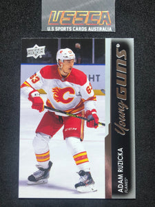 2021-22 Upper Deck Series Two #465 - Young Guns - Adam Ruzicka - Calgary Flames