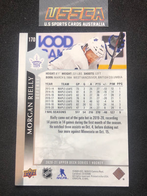 2020-21 Upper Deck Series 1 - Base #171 - Morgan Rielly - Toronto Maple Leafs