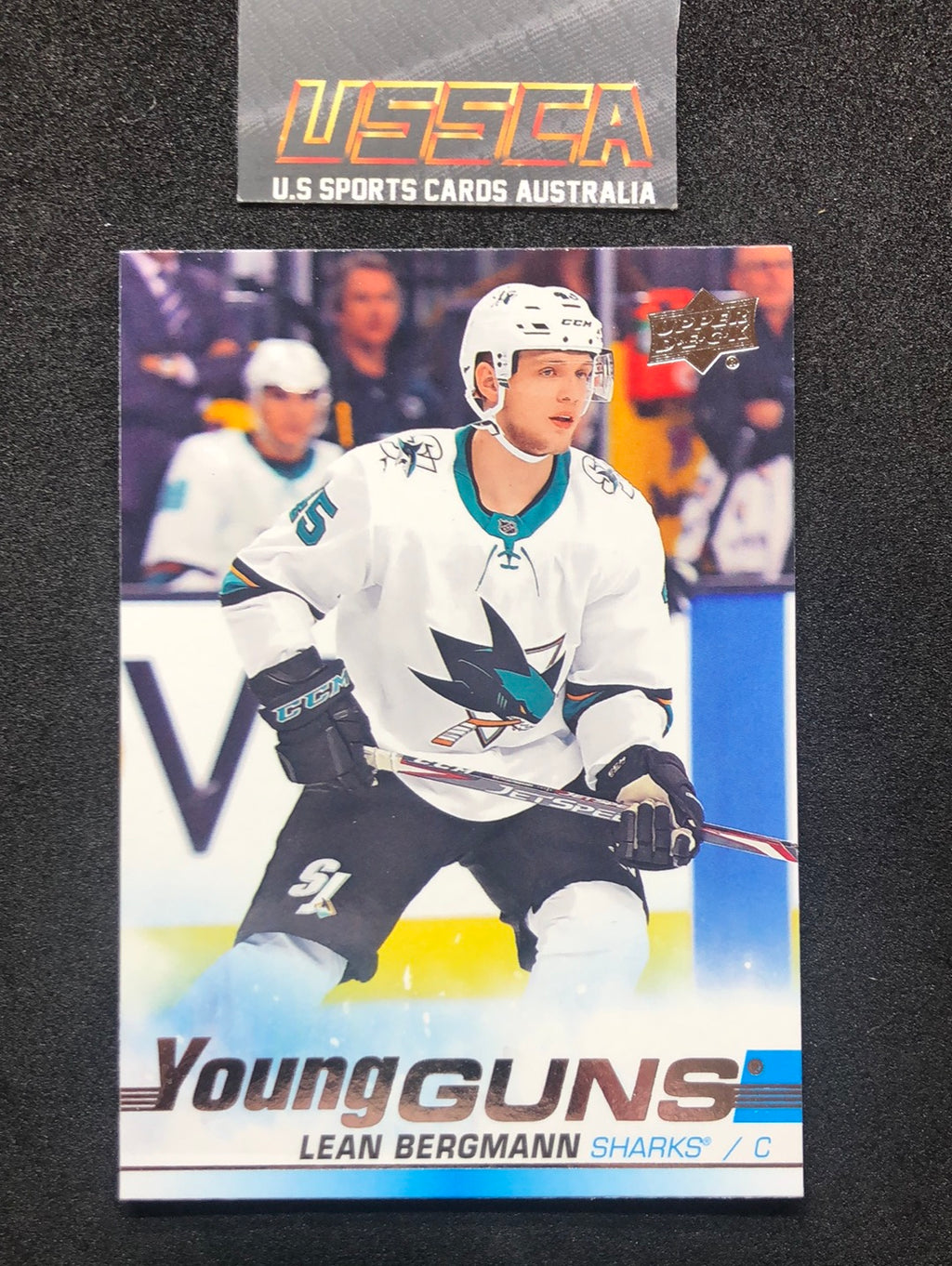 2019-20 Upper Deck Series 1 - Young Guns #245 Lean Bergmann - San Jose Sharks