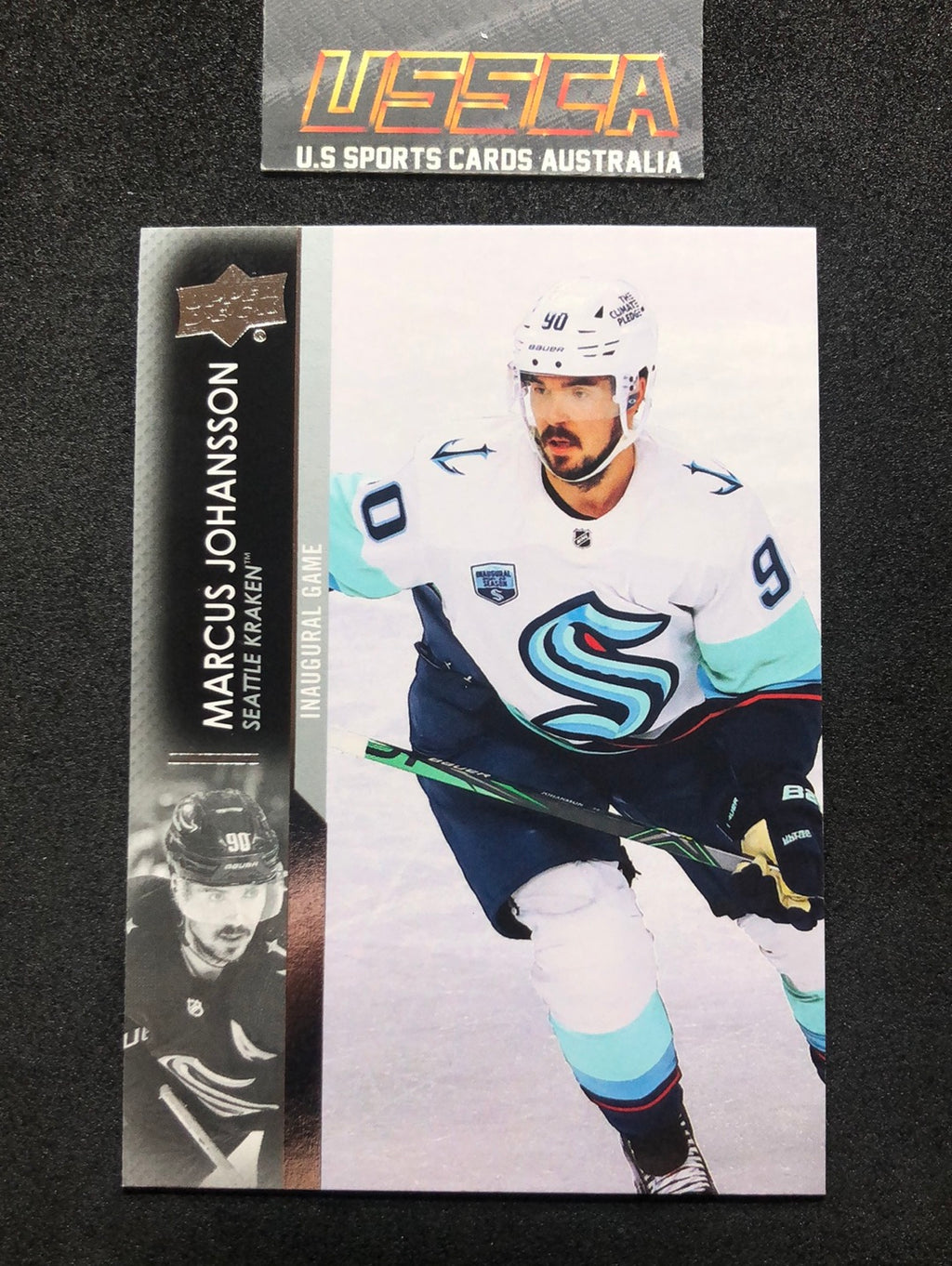 2021-22 Upper Deck Extended Series #690 Marcus Johansson - Seattle Kraken