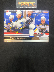 2020-21 Upper Deck Series 1 - Base #156 - Zach Sanford - St. Louis Blues