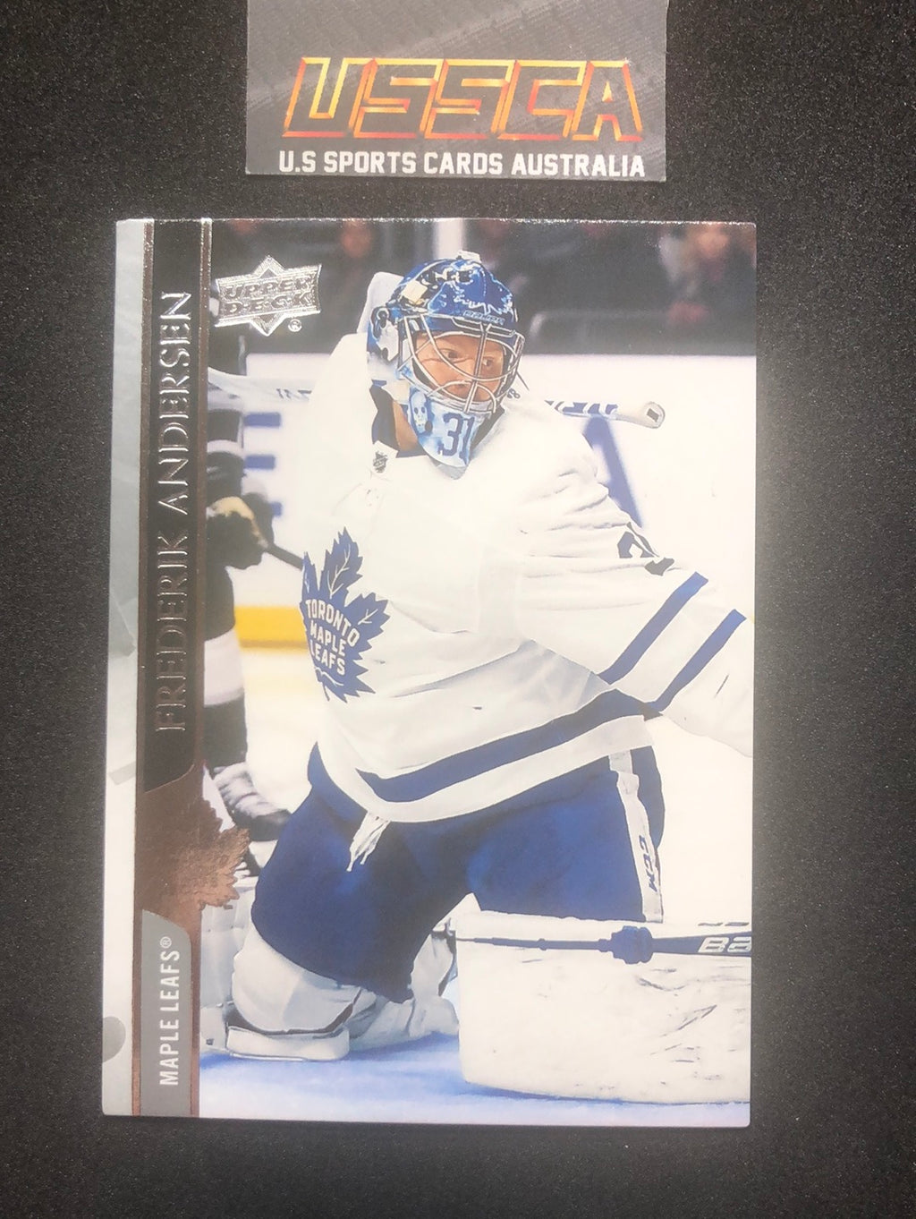 2020-21 Upper Deck Extended Series #416 Frederik Andersen - Toronto Maple Leafs